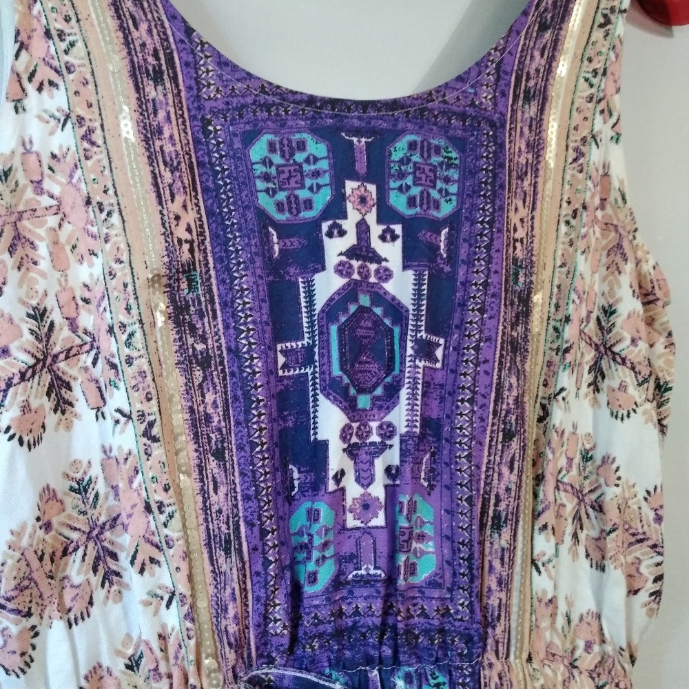 Minkpink Aztec Print Multicolored Romper. - image 6